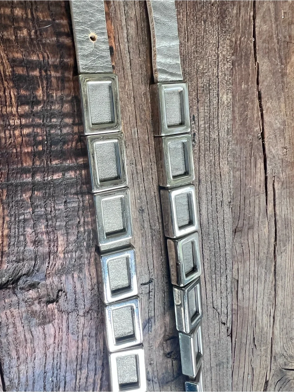 Punk style metal belt